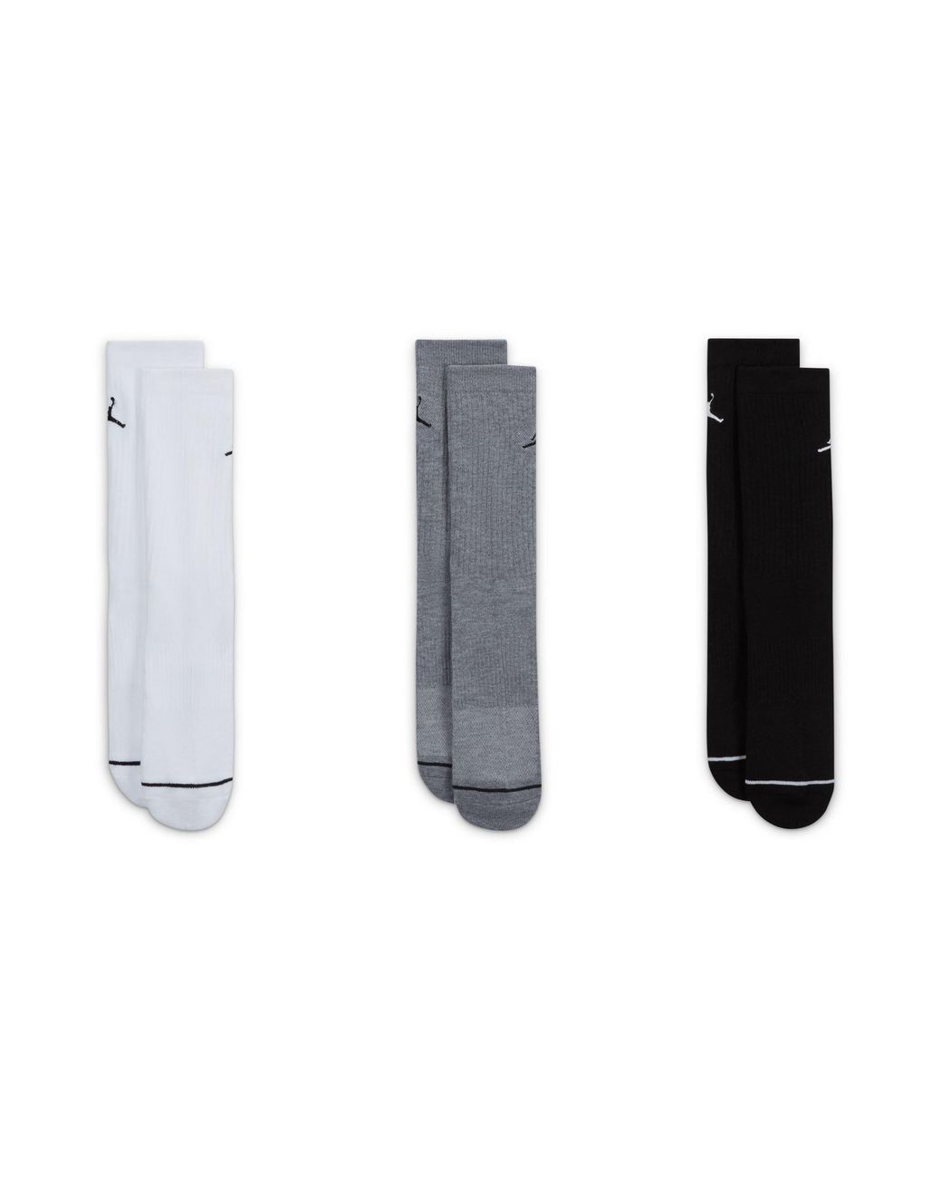 Nike White Everyday Crew Socks (3 Pairs)