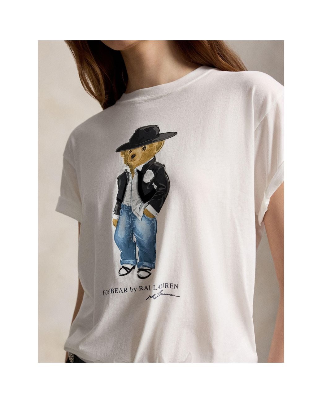 Polo Ralph Lauren White Graphic T-Shirt