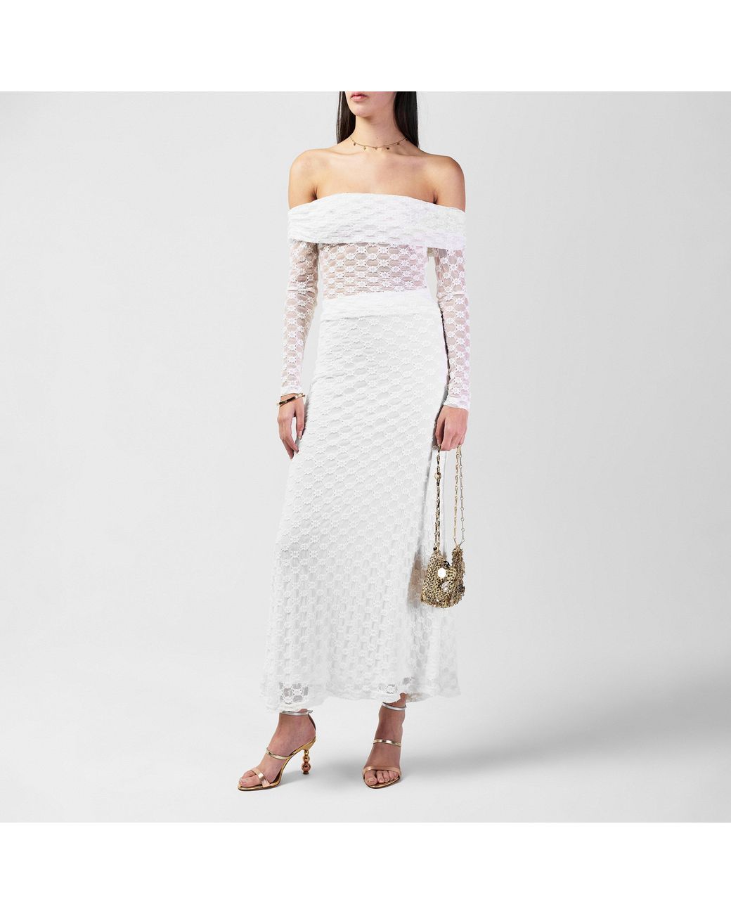Bardot White Adoni Off The Shoulder Top