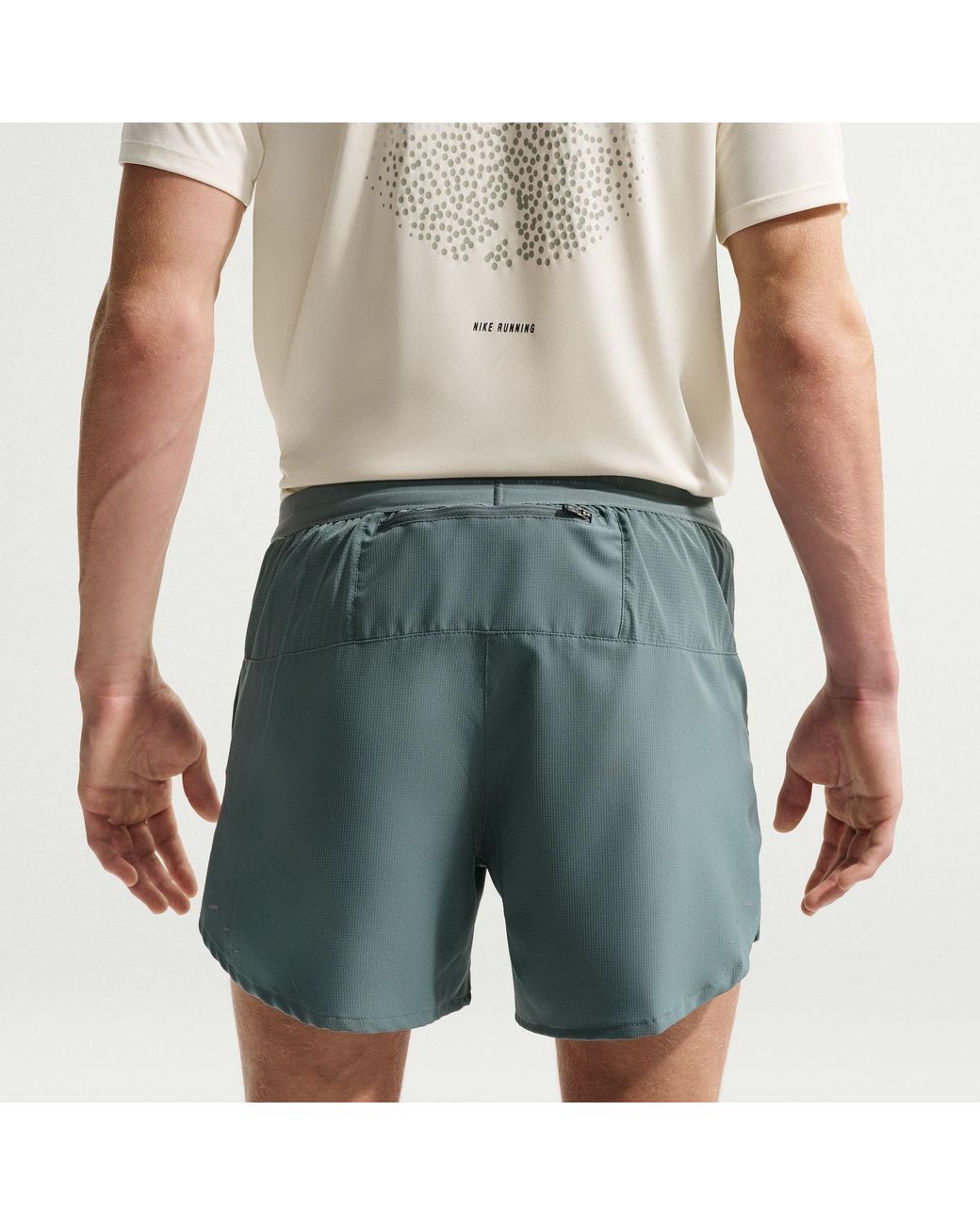Nike Blue Stride 5In Performance Shorts for men