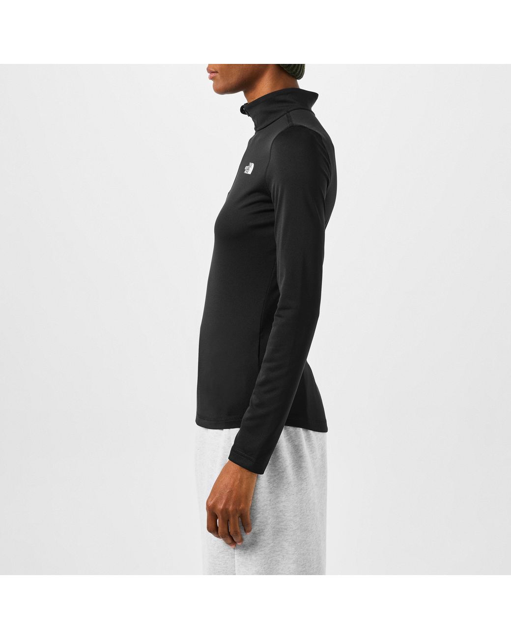 The North Face Black Flex 1/4 Zip Long-Sleeve Top