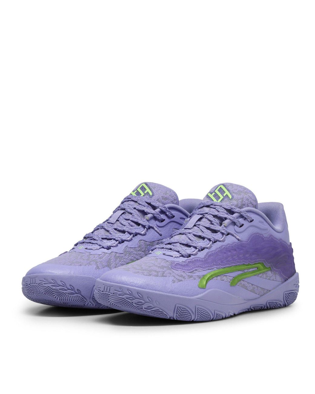 PUMA Purple Stewie 3 Lace Em Up Basketball Shoes