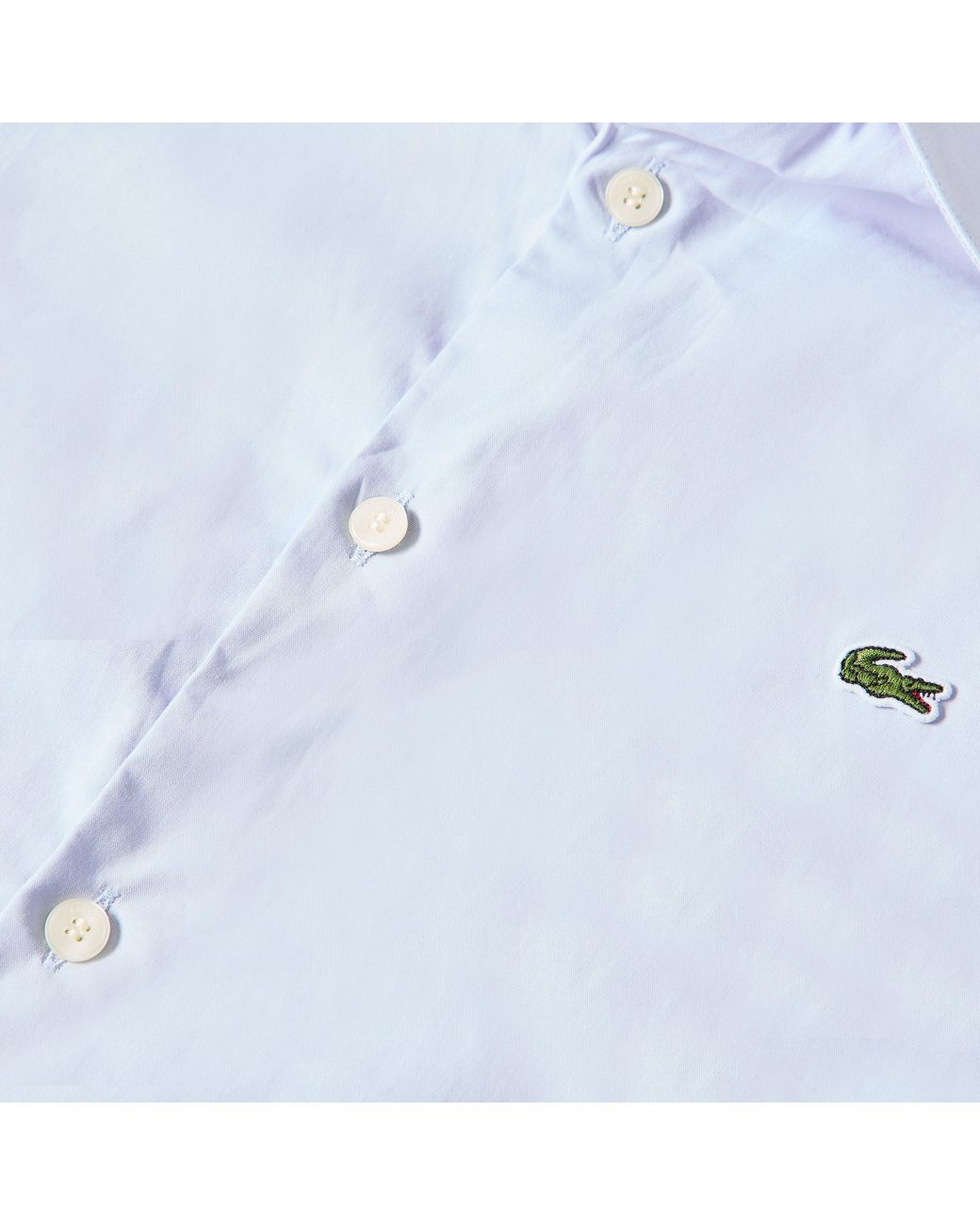 Lacoste Blue Long-Sleeve Oxford Shirt for men