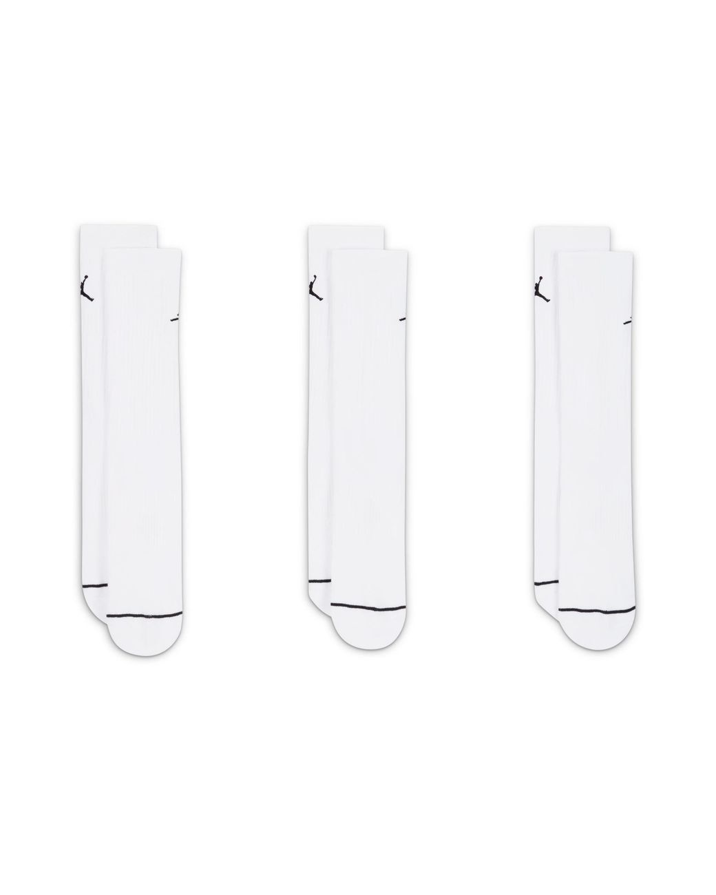 Nike White Everyday Crew Socks (3 Pairs)