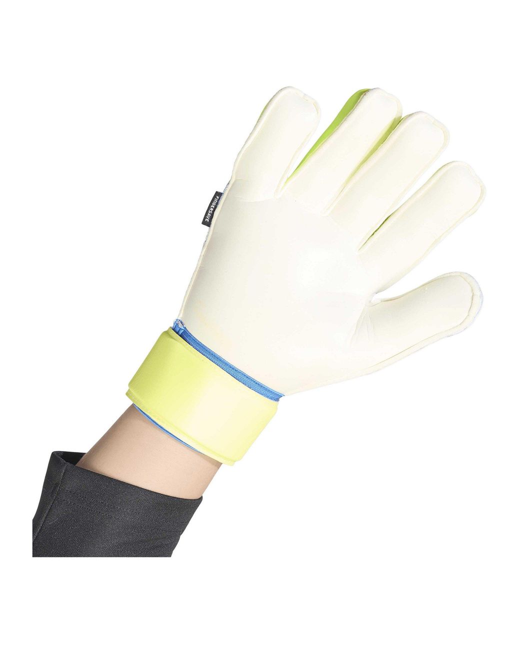 Adidas White Predator Match Fingersave Goalkeeper Gloves Adults