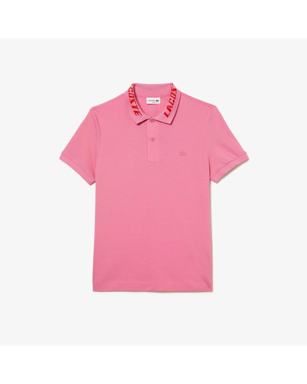 Lacoste Red Slim Fit Movement Polo Shirt