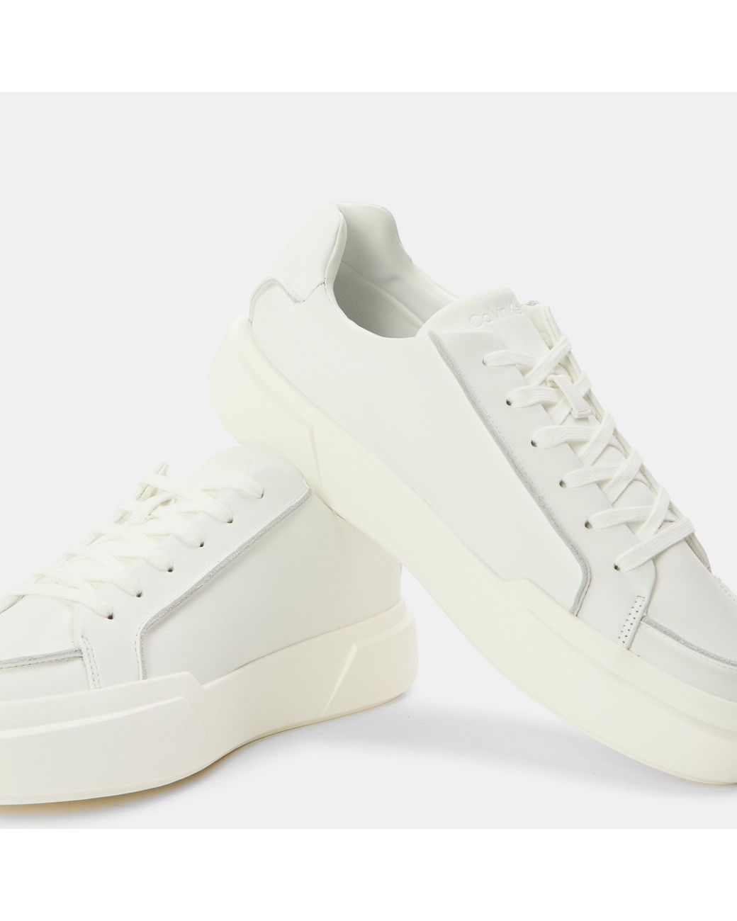 Calvin Klein White Chunky Low-Top Trainers for men