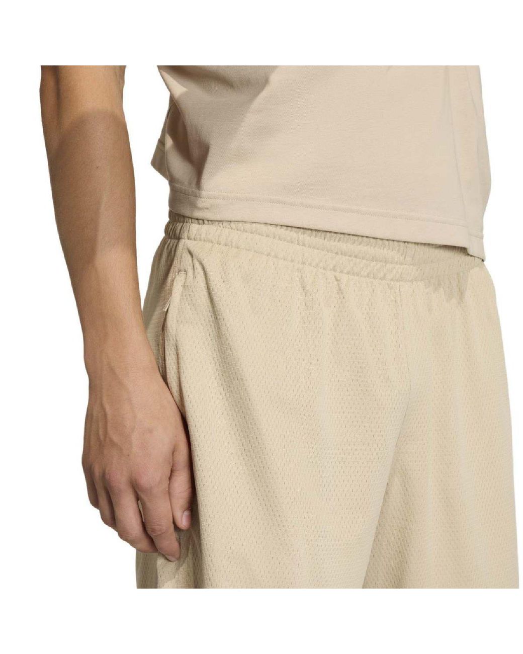 Adidas Originals Natural Trefoil Essentials Mesh Shorts for men