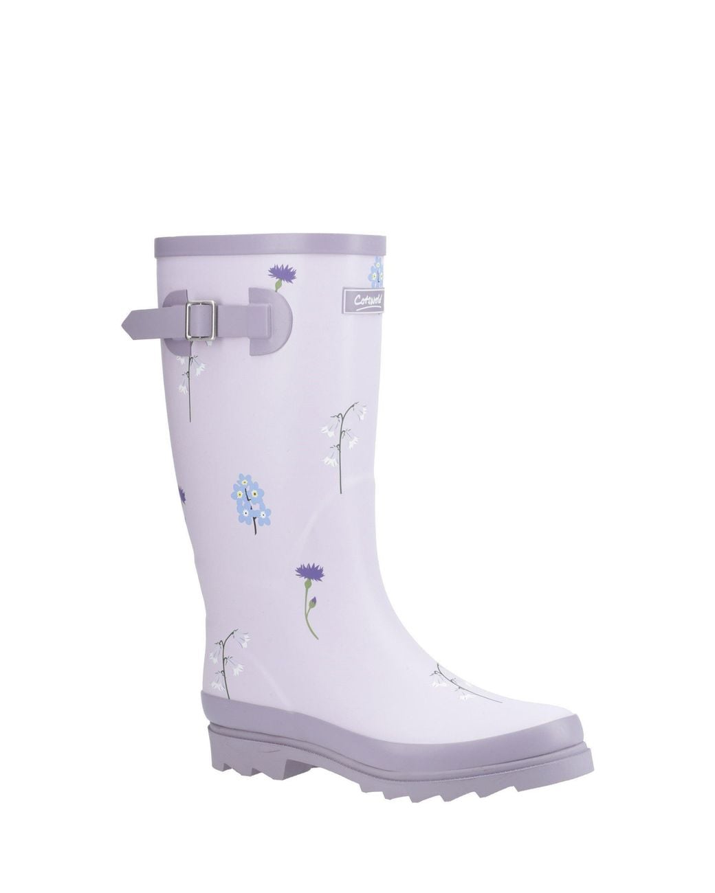 Cotswold Purple Wildflower Tall Wellingtons