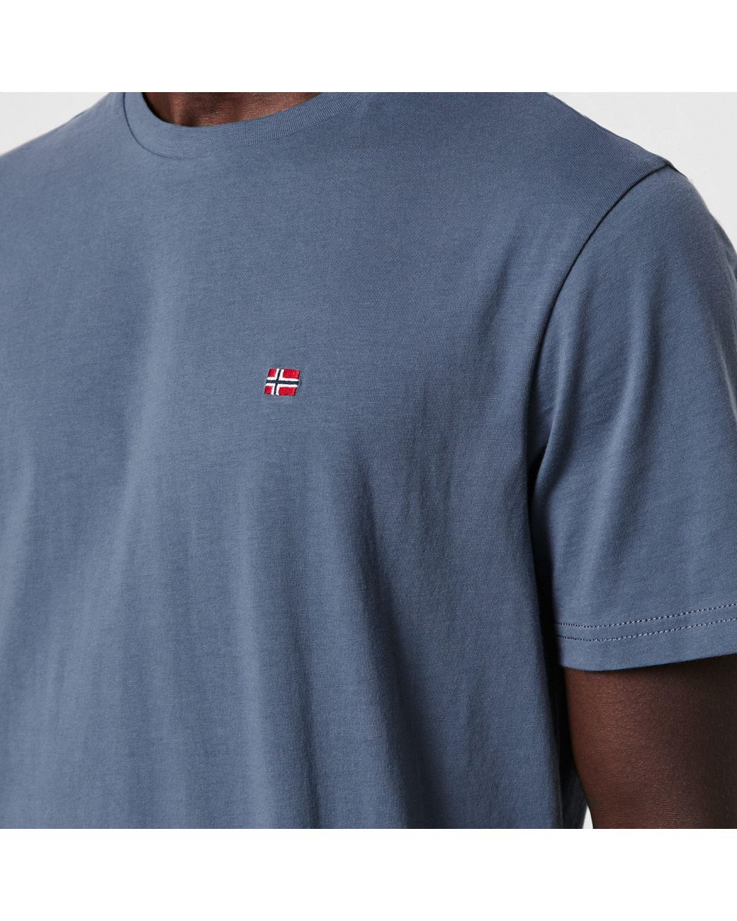 Napapijri Blue Salis Short Sleeve T-Shirt for men