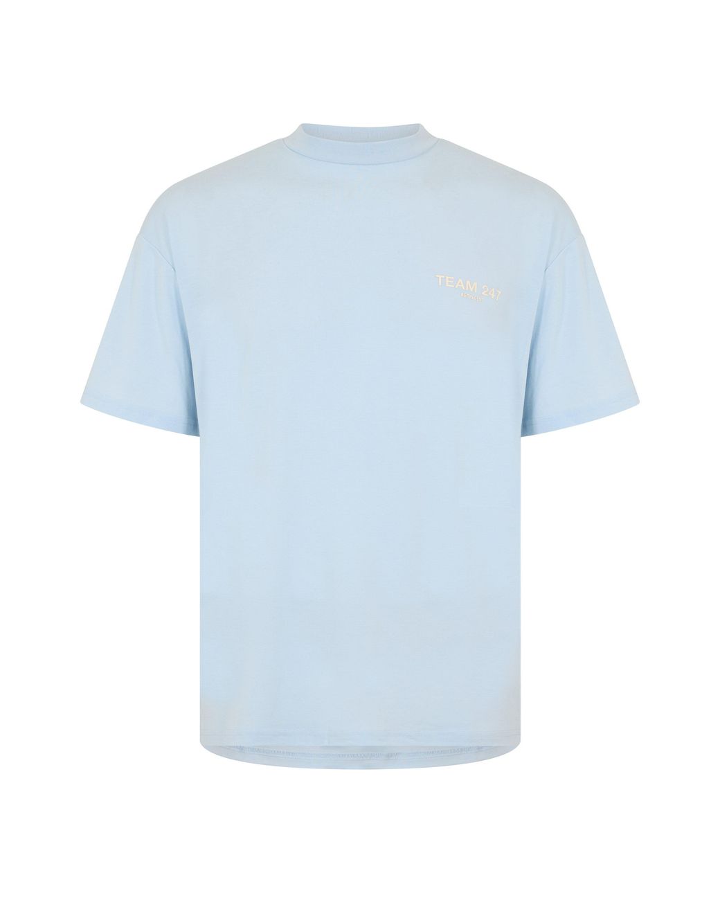 REPRESENT 247 Blue Team Os Short Sleeve Gym T-Shirt for men