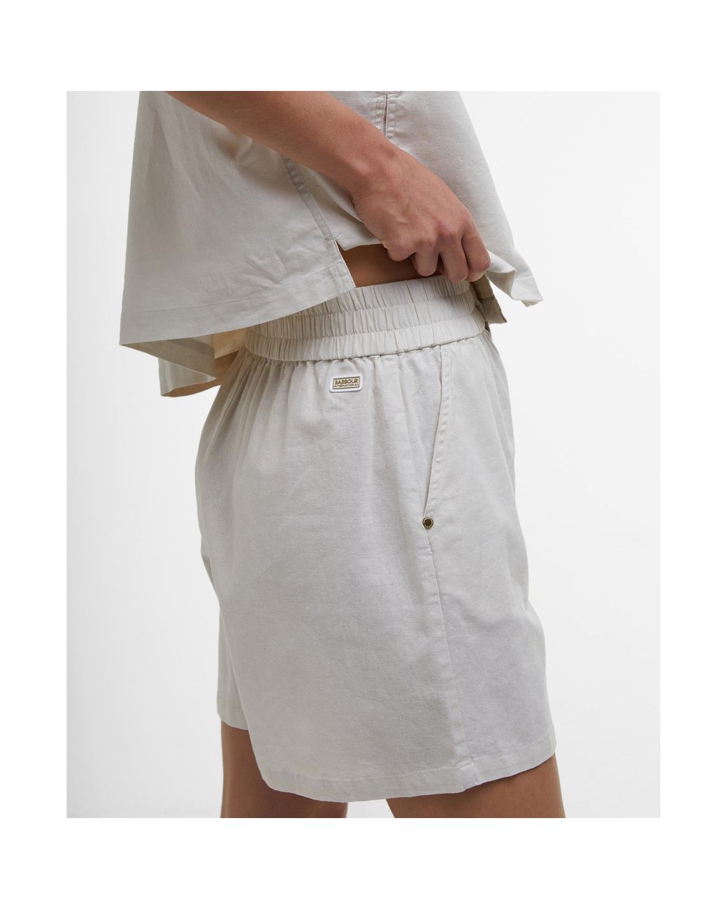Barbour Gray Pryia Shorts