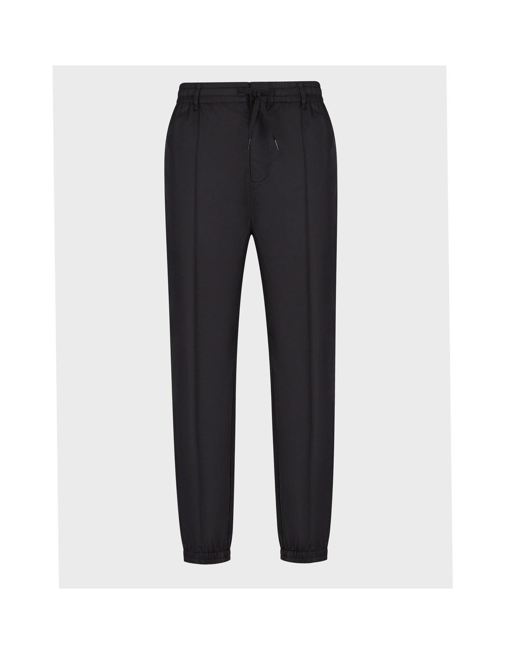Emporio Armani Black Trousers for men