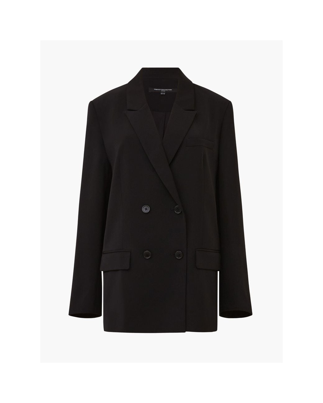 French Connection Blue Harrie Double Breasted Blazer
