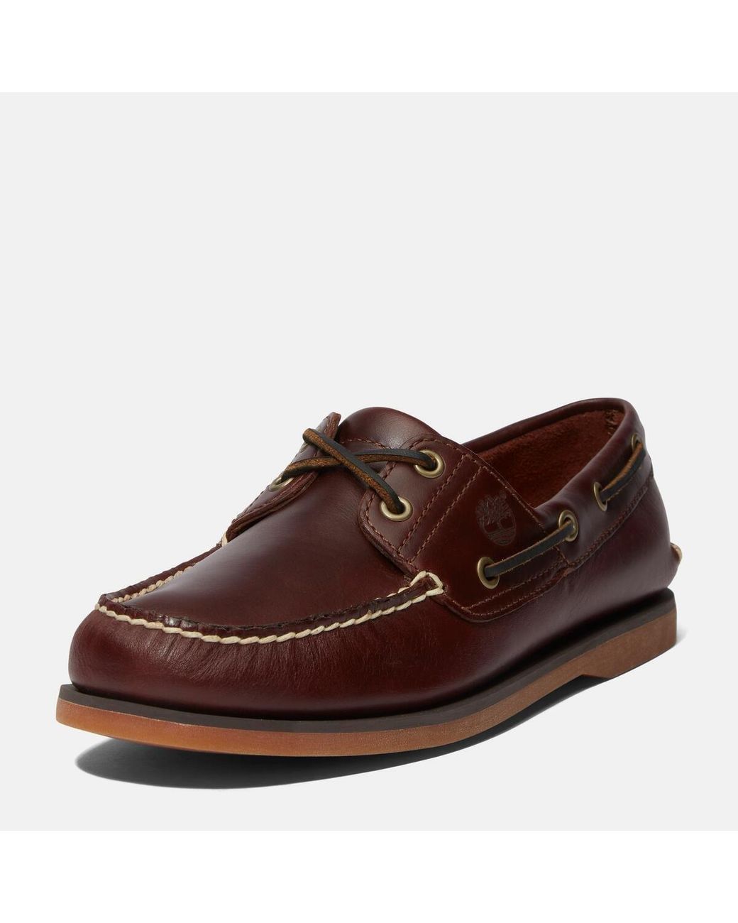 Timberland Brown Classic 2-Eye Boat Shoes for men