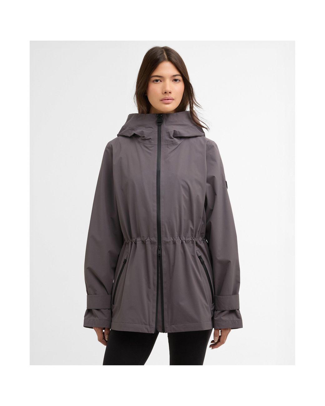 Barbour Gray Rain Anorak Jacket