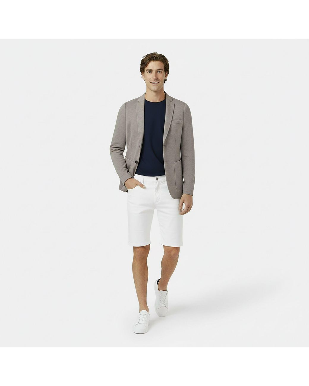 Jack Wills Gray Jersey Blazer for men