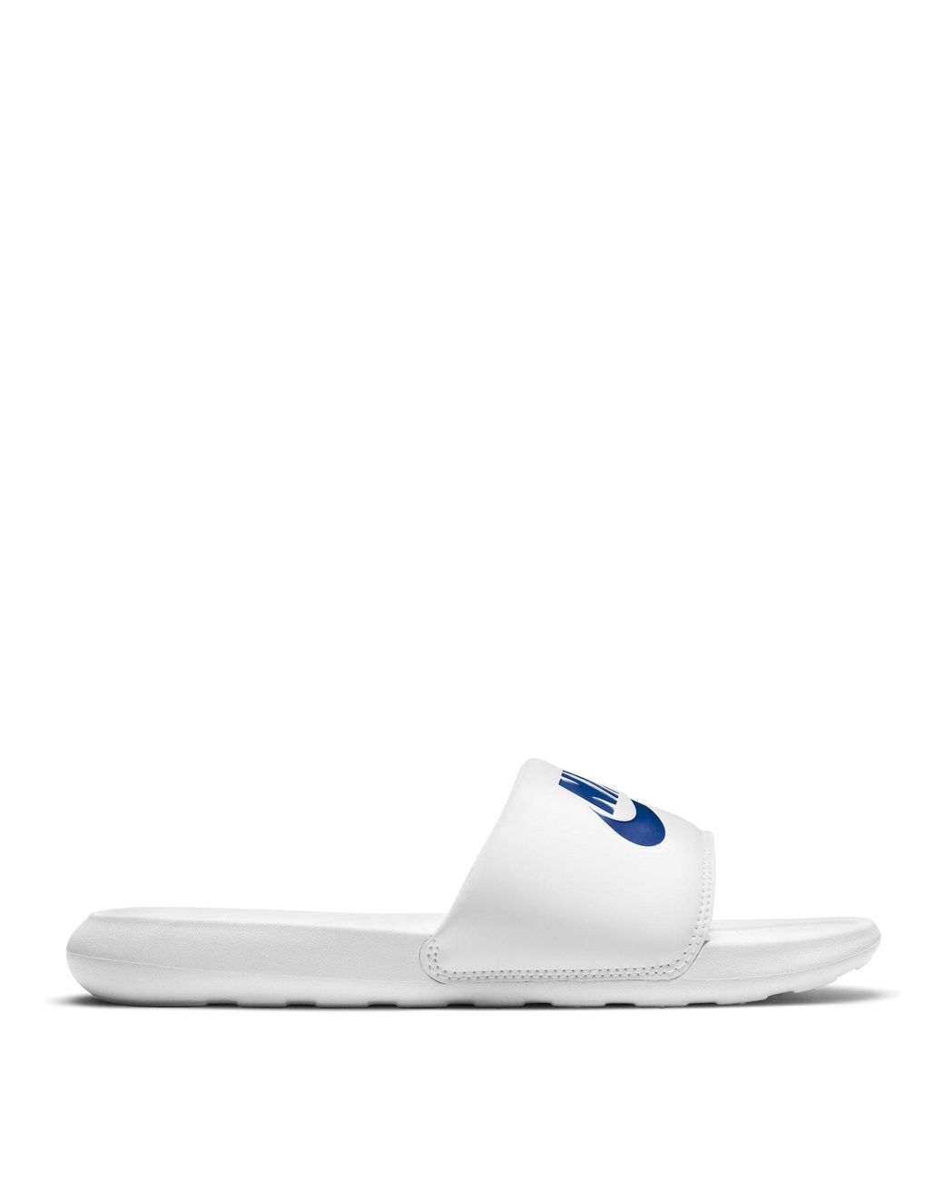 Nike White Victori One Slides for men