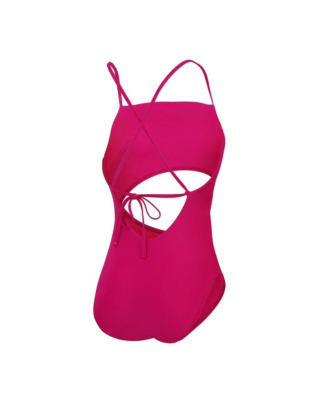 Speedo Pink Cut Out One Piece Swimsuit