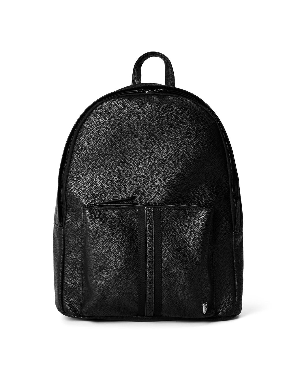 Ted Baker Black Webbing Faux Leather Backpack for men
