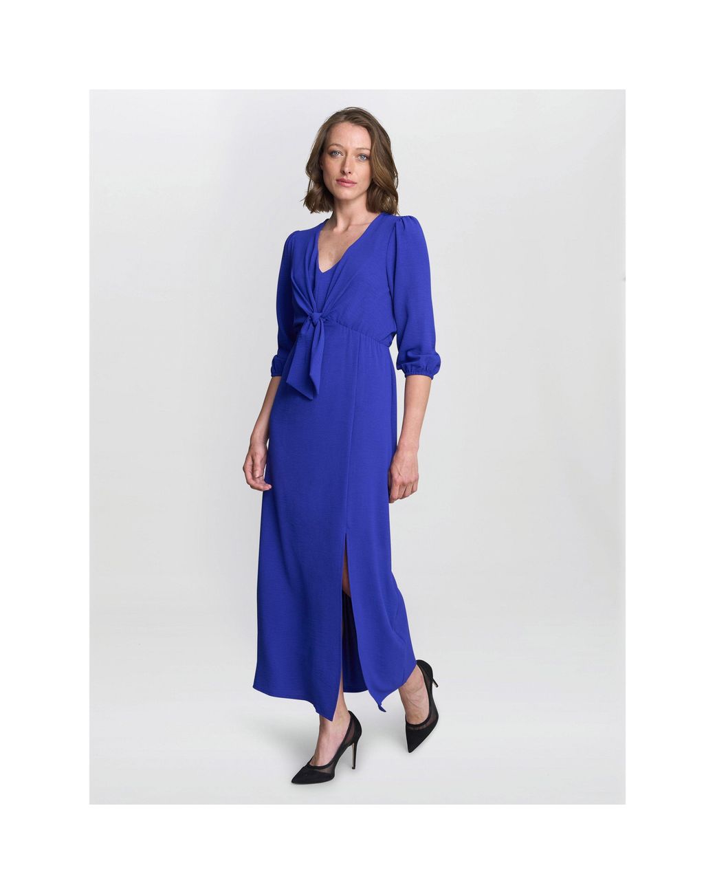 Gina Bacconi Blue Dionne Maxi Ball Gown