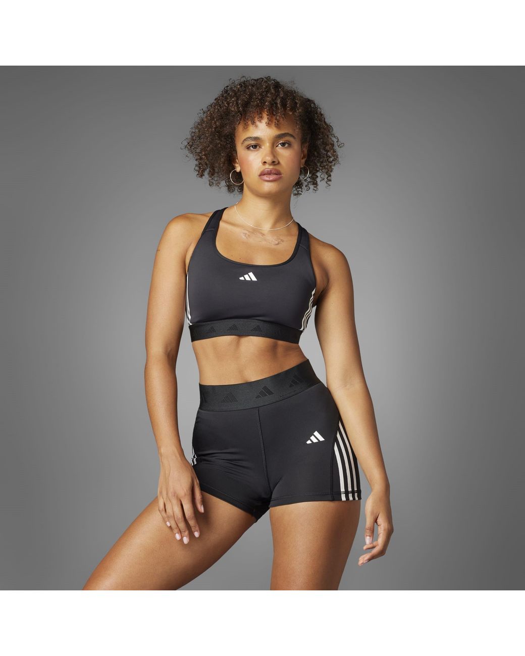 Adidas Black Performance Gym Shorts