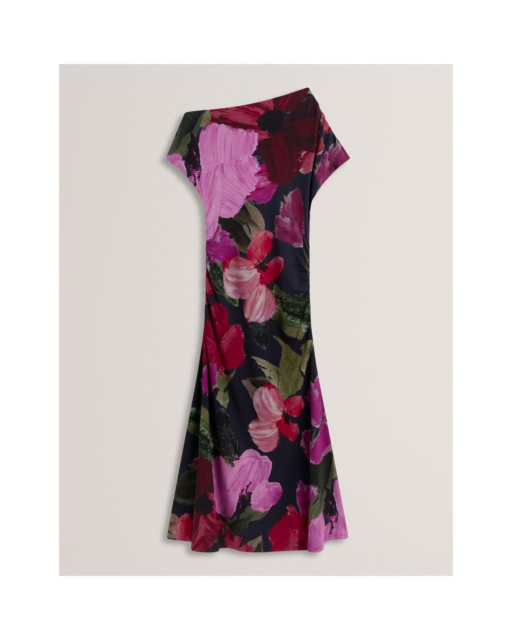 Ted Baker Purple Ted Midi Dress Ld71