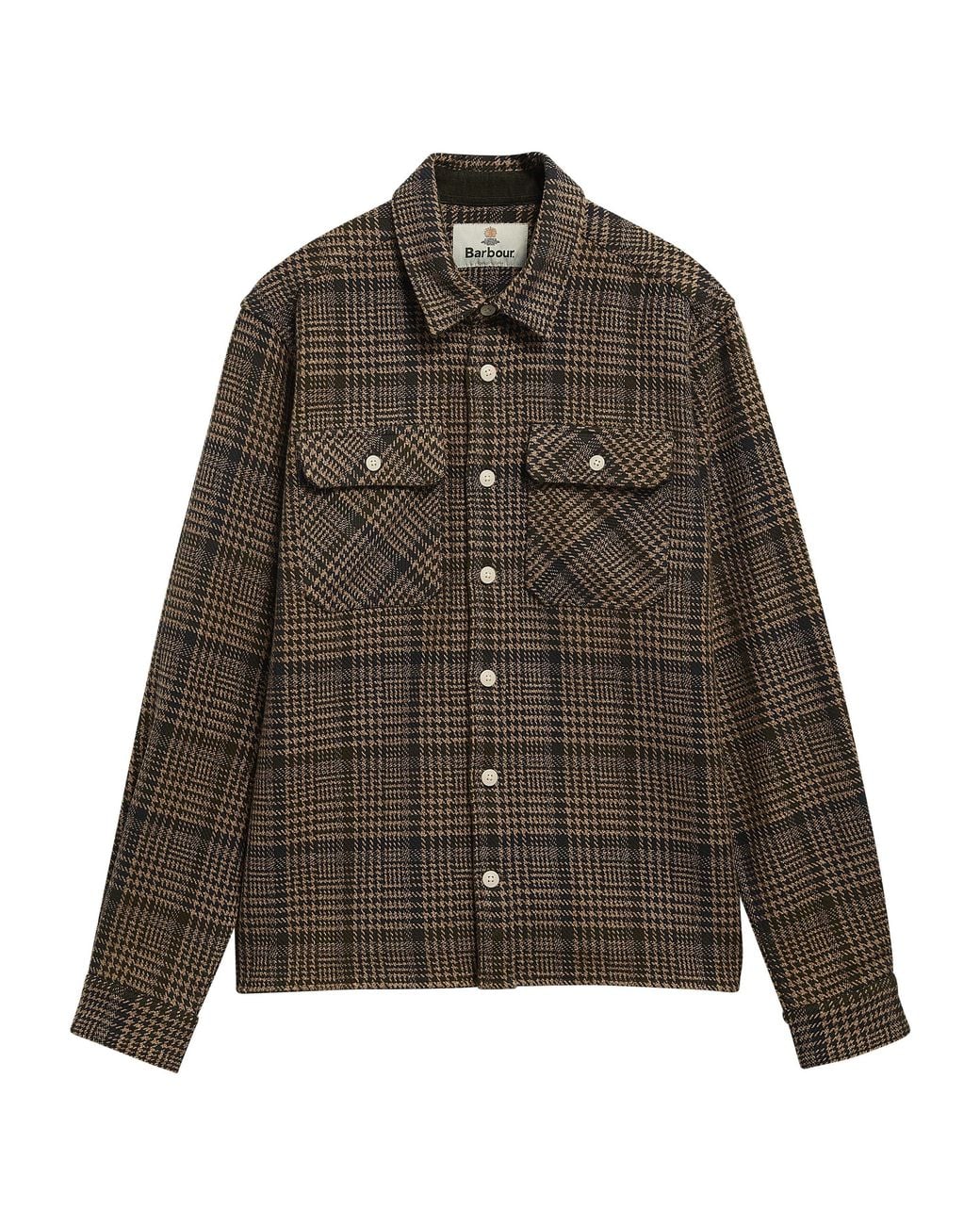 Barbour Green B.Li Milom Overshirt Sn64 for men
