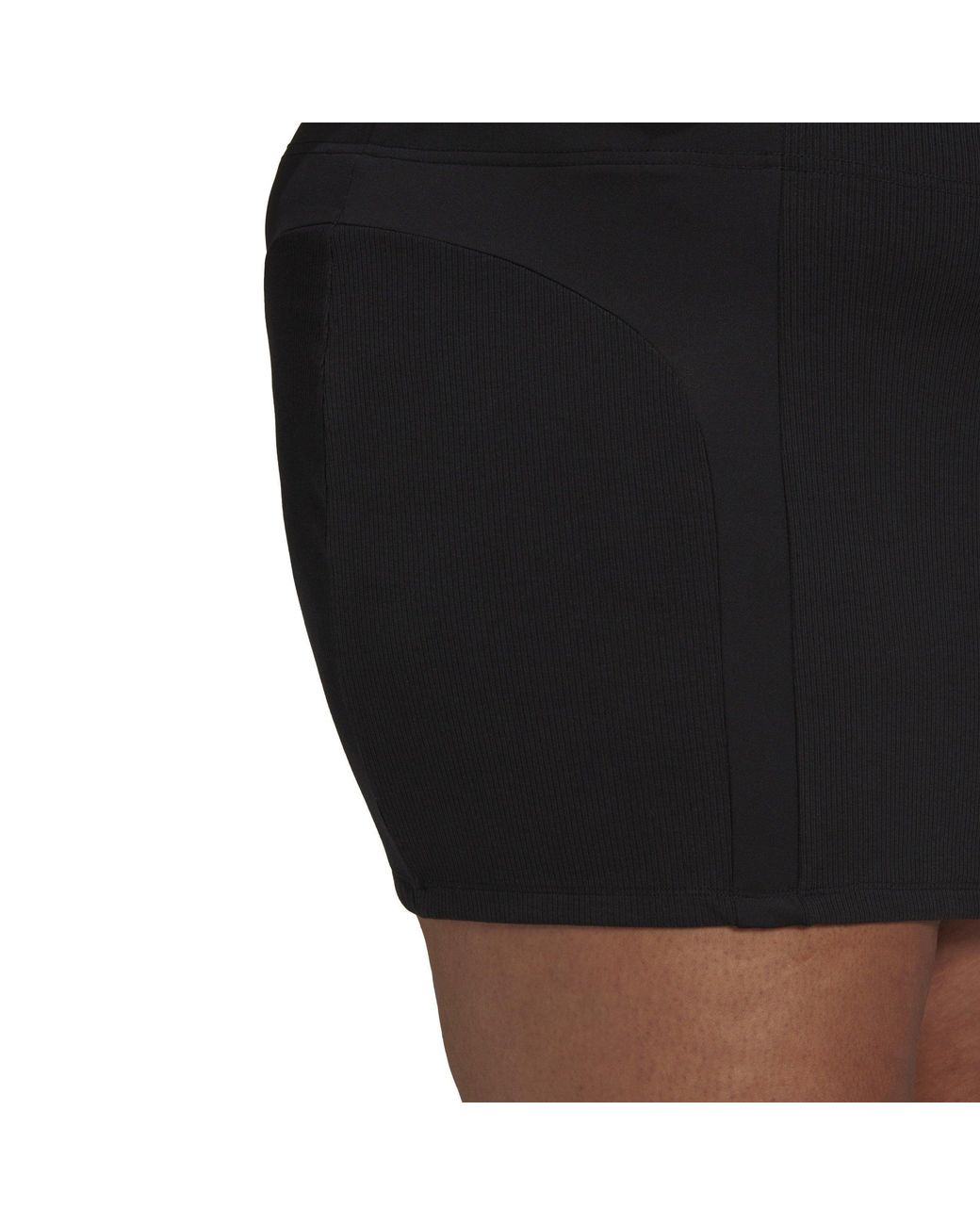 Adidas Originals Black Rib Cut Out Dress
