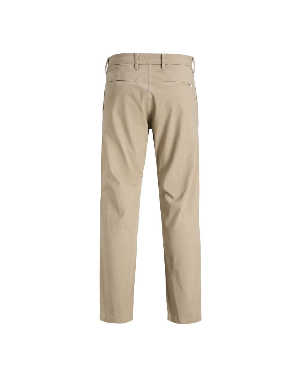 Jack & Jones Natural Kane Dave Cotton Relaxed-Fit Chinos for men