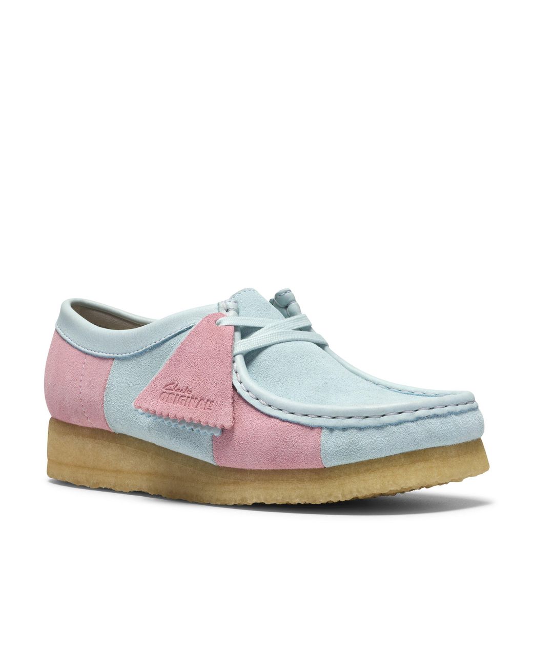 Clarks Blue Clarks Wallabee Prnt Ld62