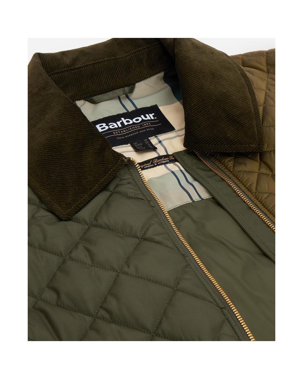 Barbour Green Danby Quilted Jacket