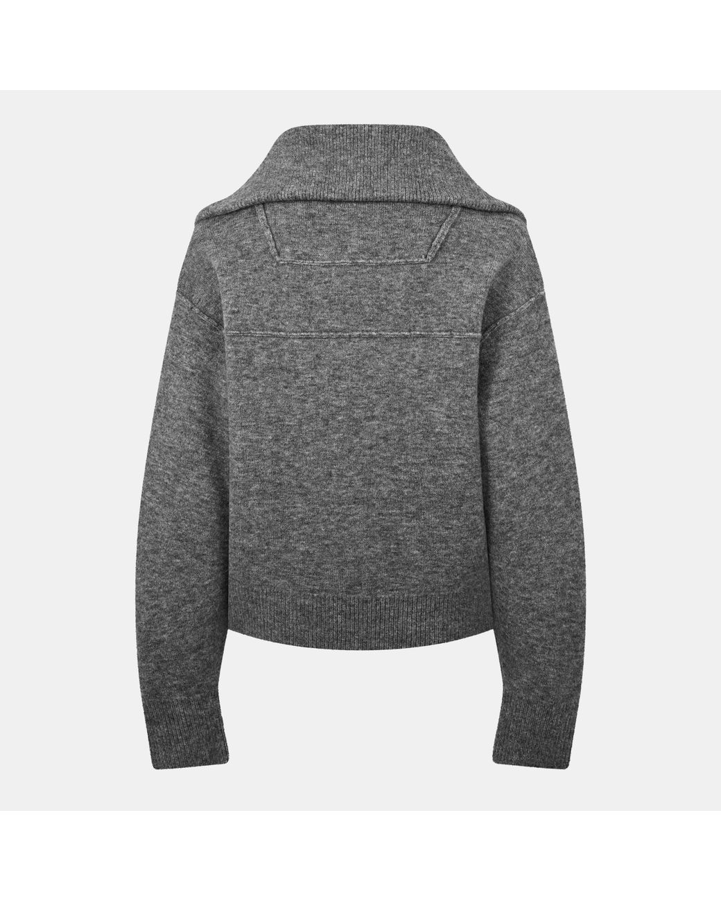 Represent Gray Polar Crew Neck Jumper