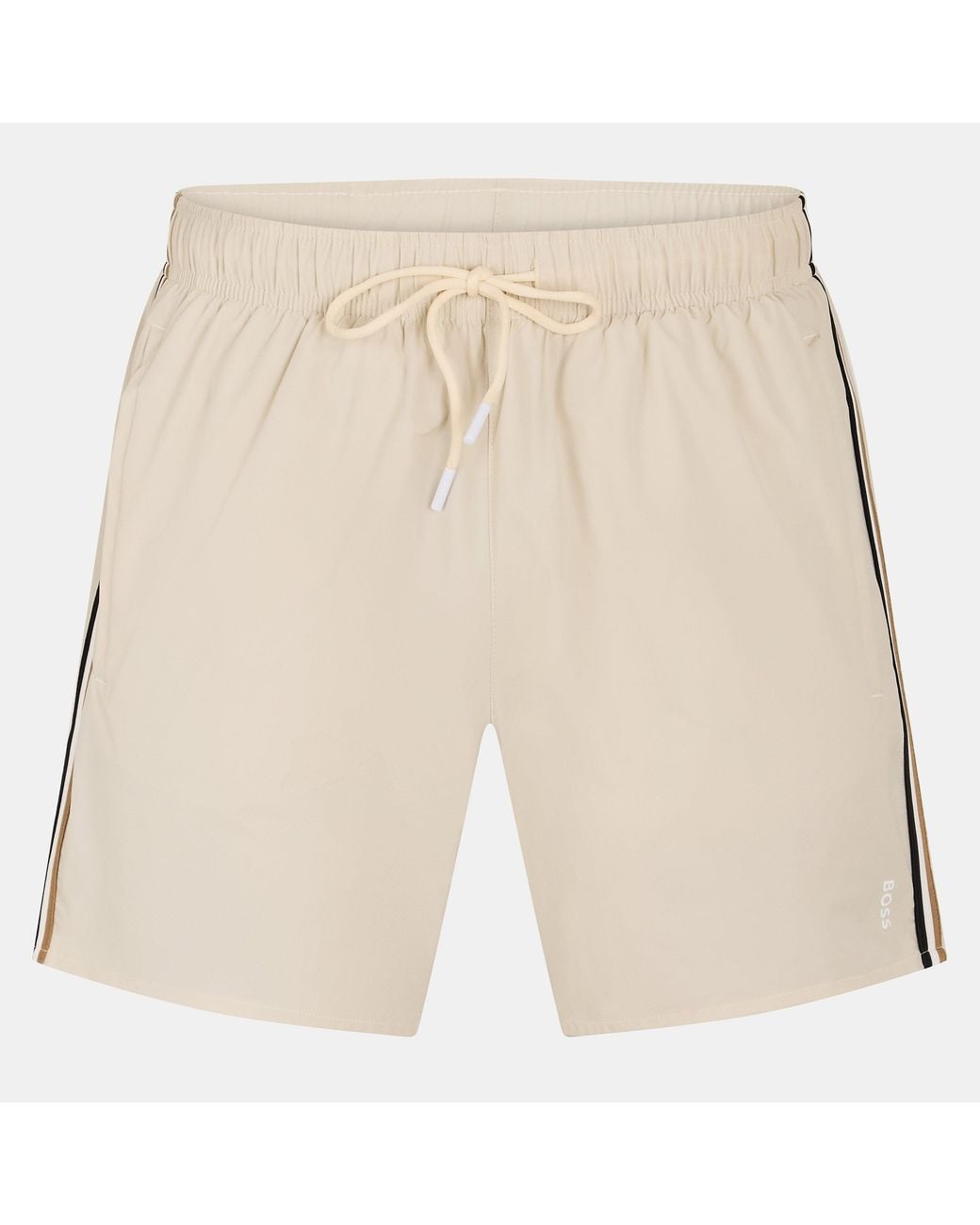 Boss Natural Iconic Swim Shorts for men