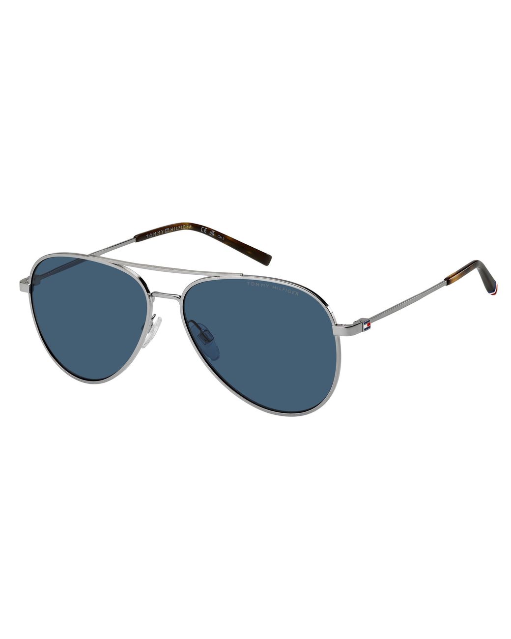 Tommy Hilfiger Blue Pilot Aviator Sunglasses for men