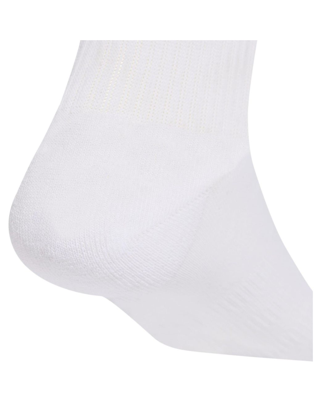 Adidas White 3-Pack Crew Socks Adults