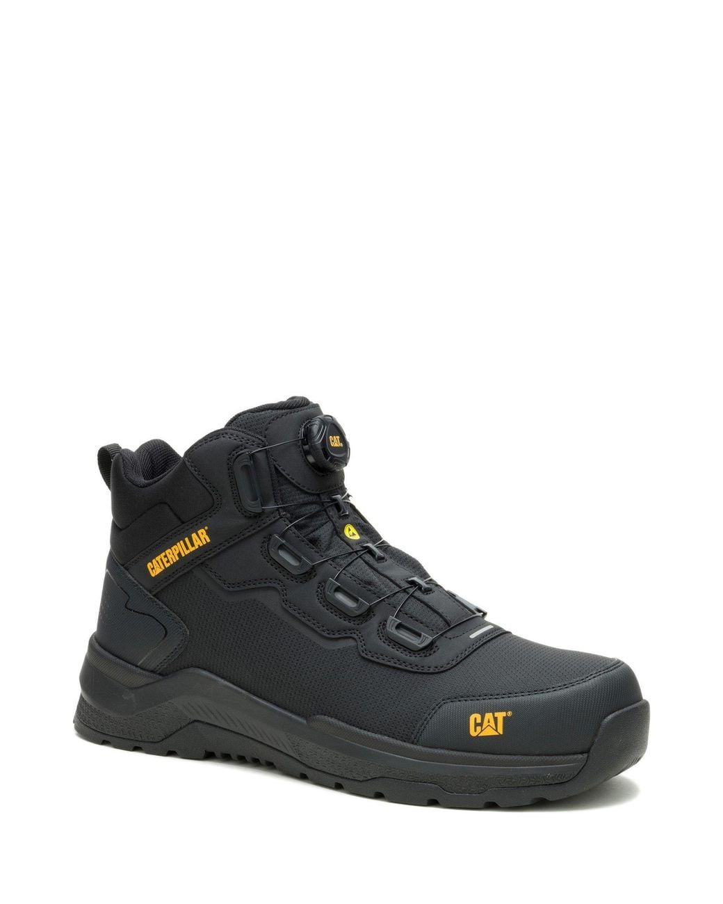 Caterpillar Black Inductor Tech Mid Safety Boot S3S for men