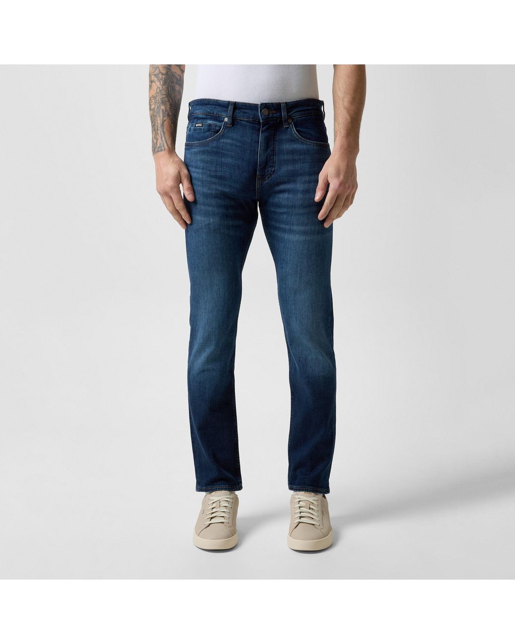 Boss Blue Hbb Delaware3Slm Slim-Fit Jeans for men