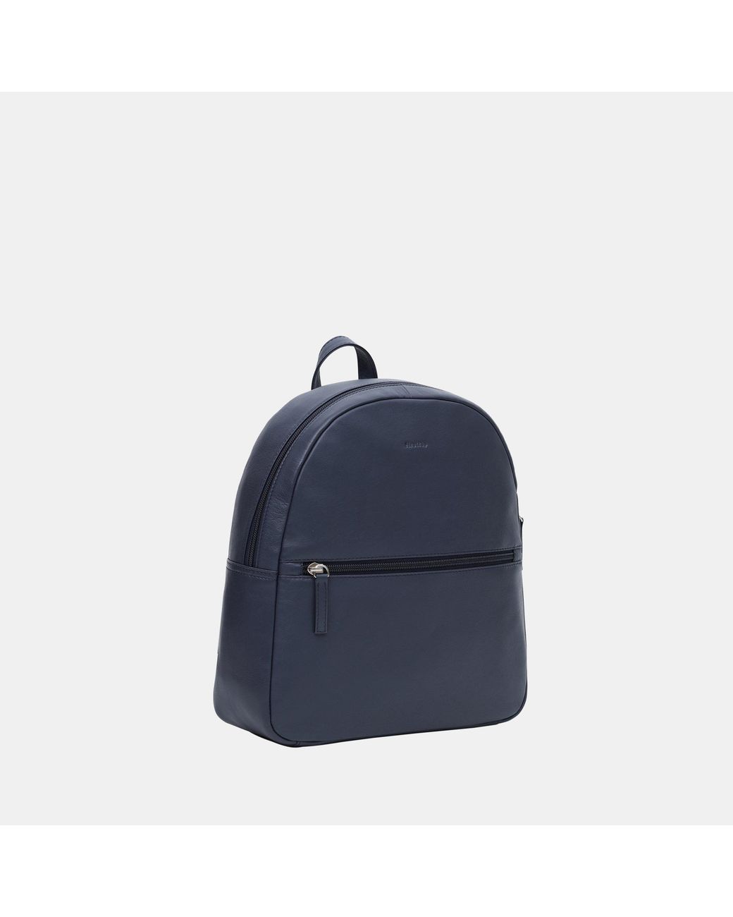 Firetrap Blue Leather Zip Backpack
