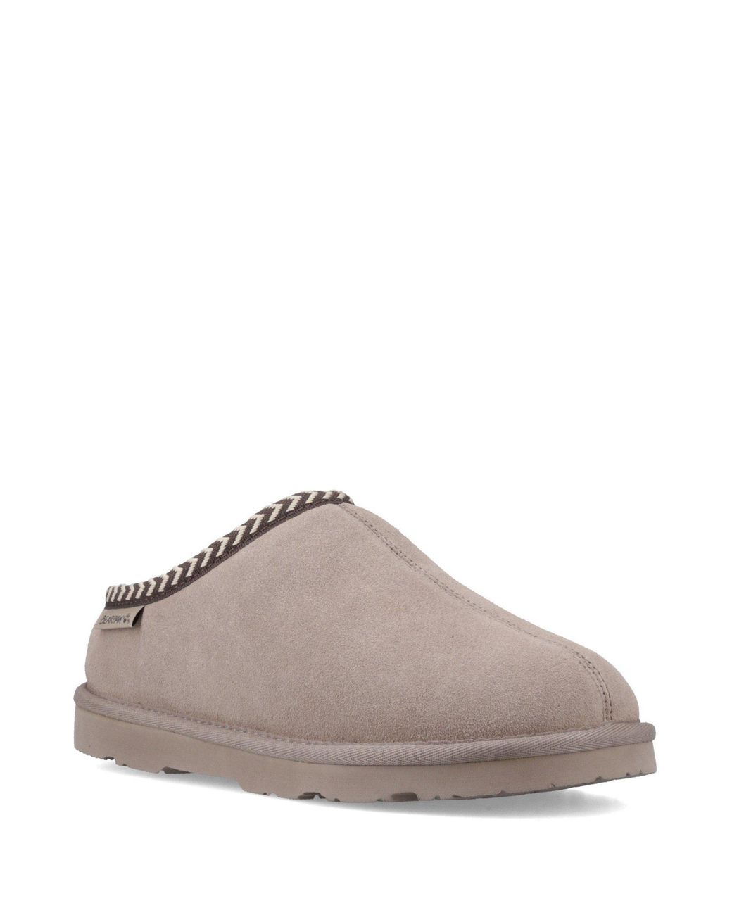 BEARPAW Brown Tabitha Suede Mule Slippers