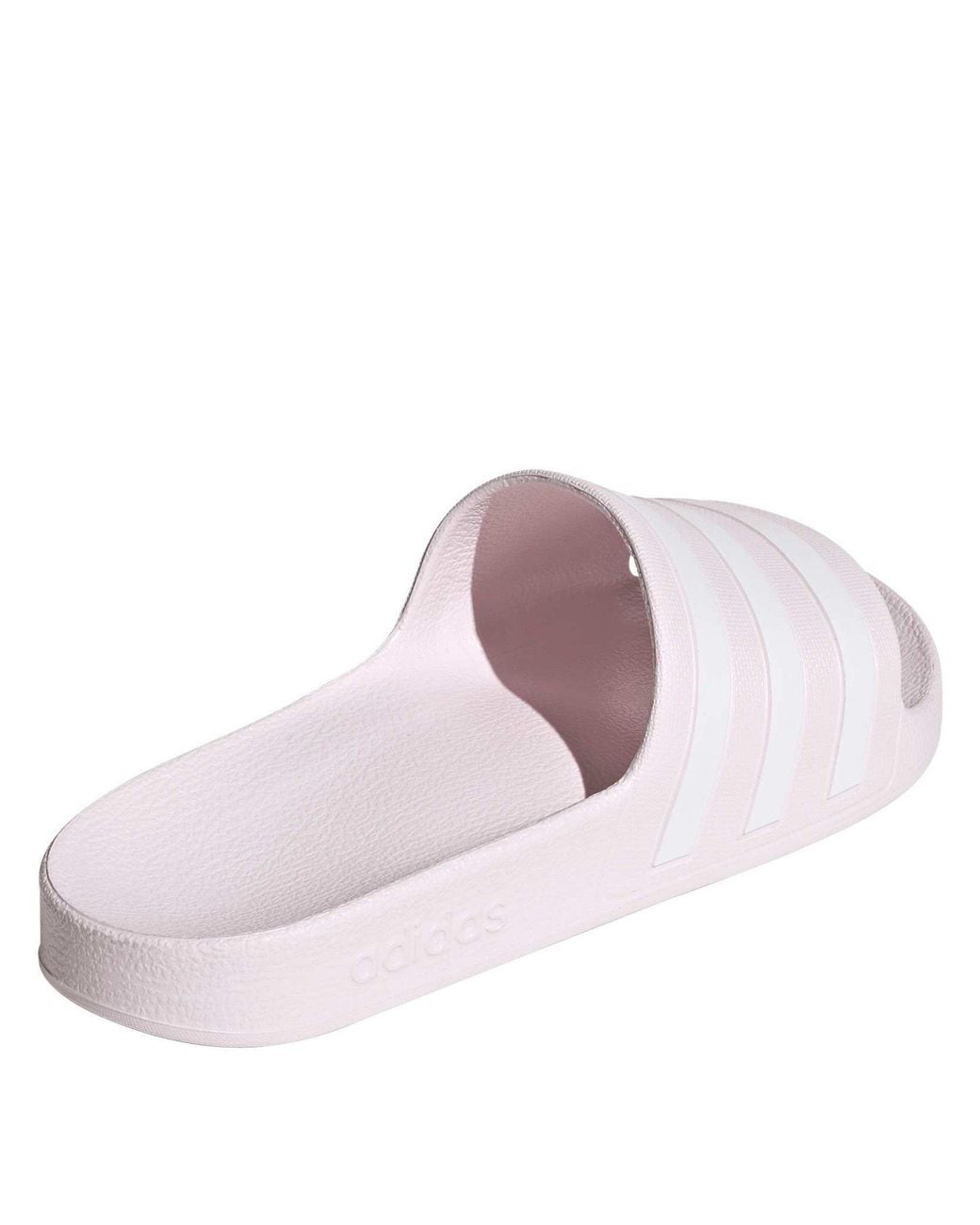Adidas White Adilette Aqua Slide