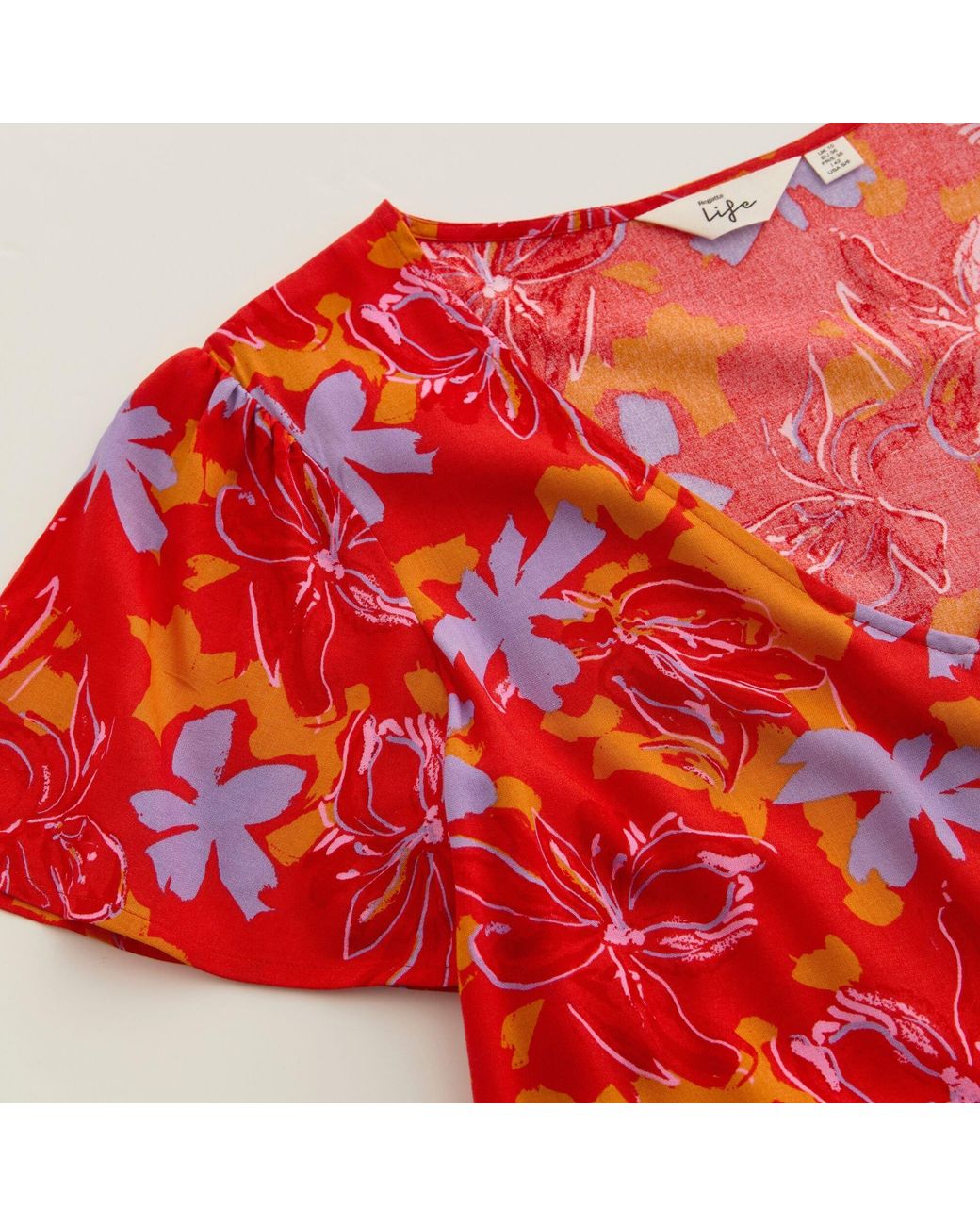 Regatta Red Tarida Cotton Mini Dress