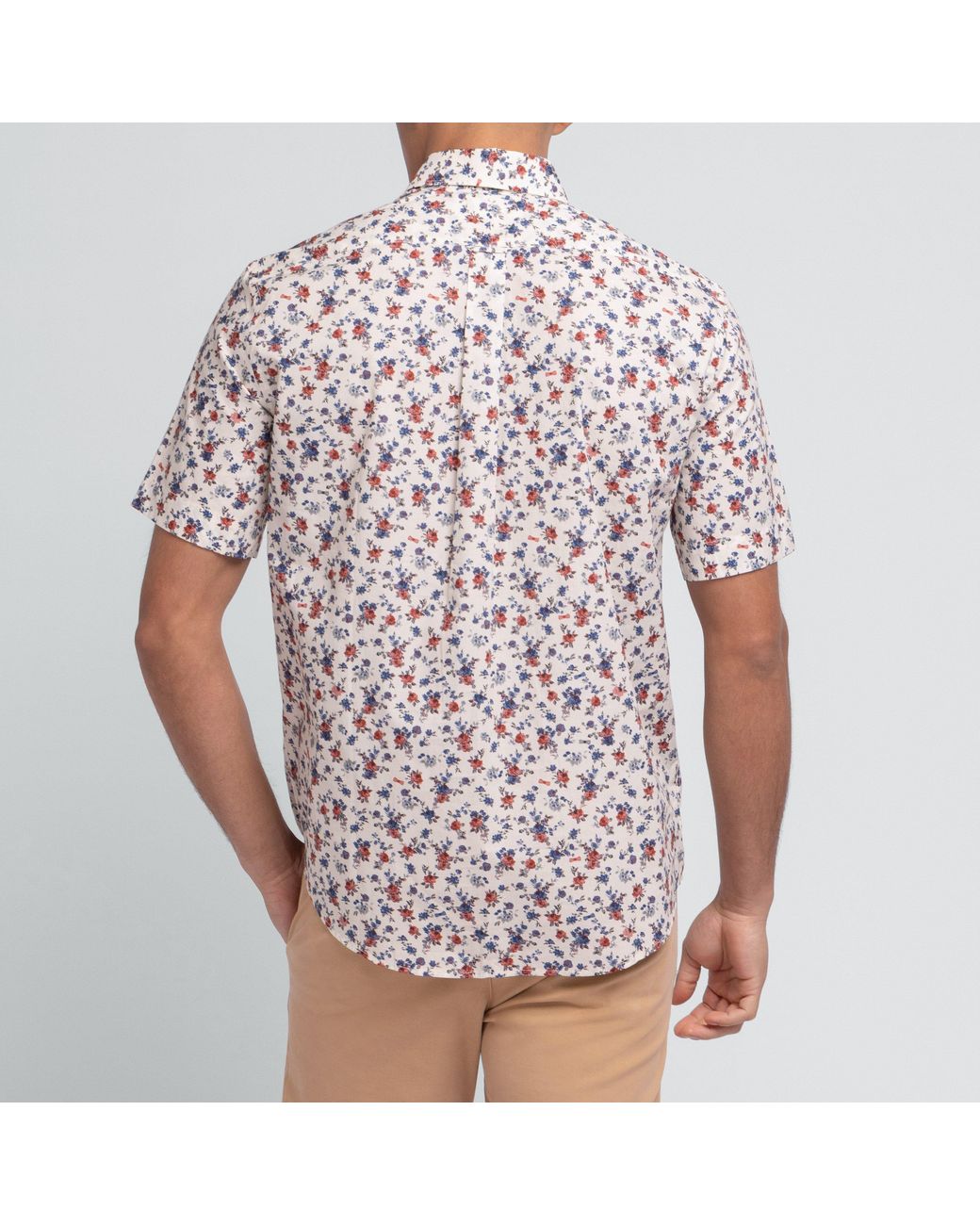 Eden Park Multicolor Pima Cotton Blouse Floral Print for men