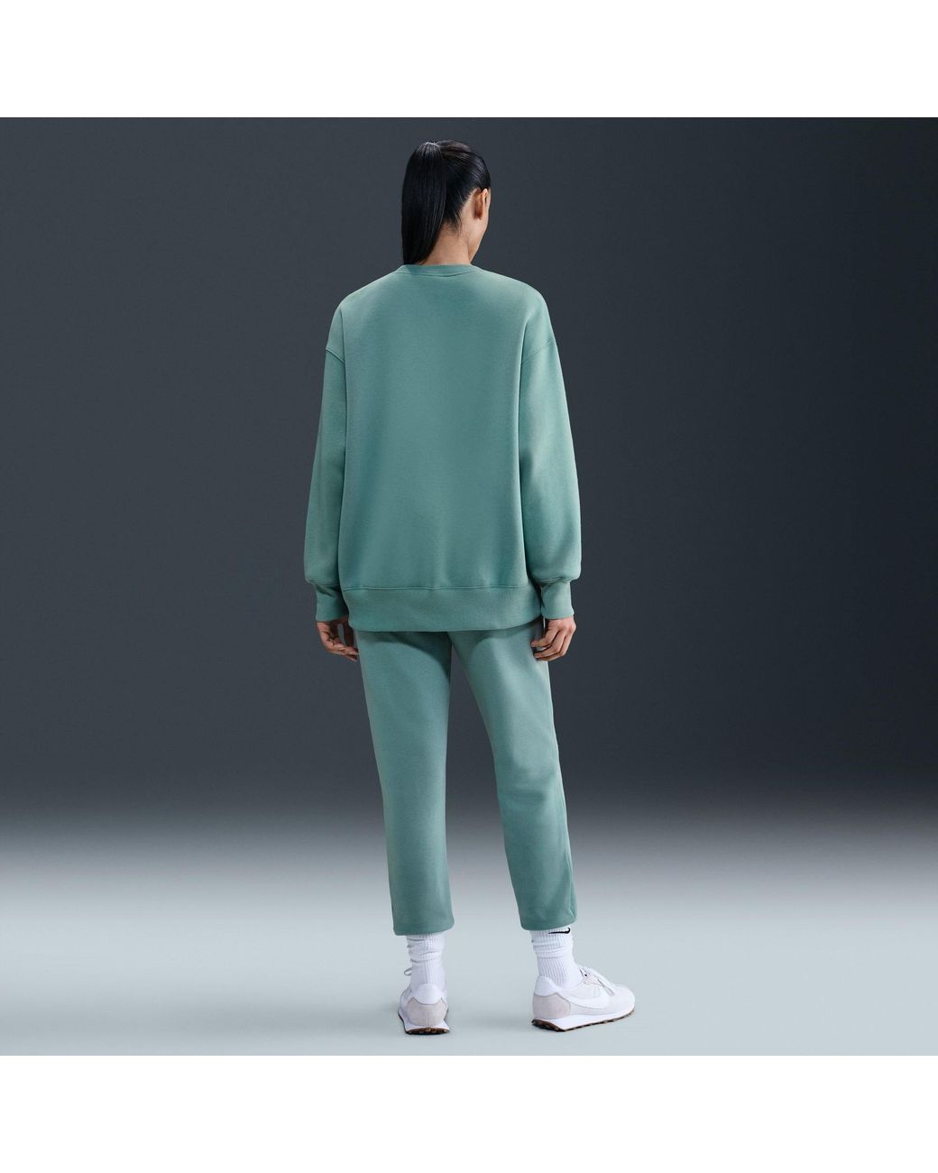 Nike Blue Sportswear Phoenix Fleece Mid-Rise Sweatpants