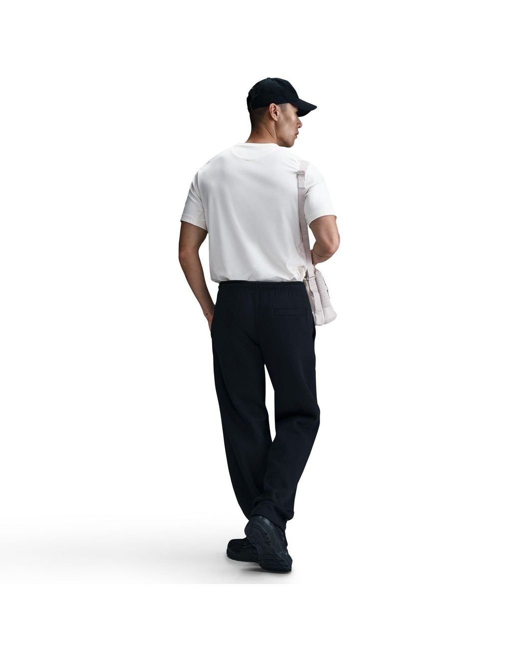 Nike Black Sportswear Club Fleece Pants for men
