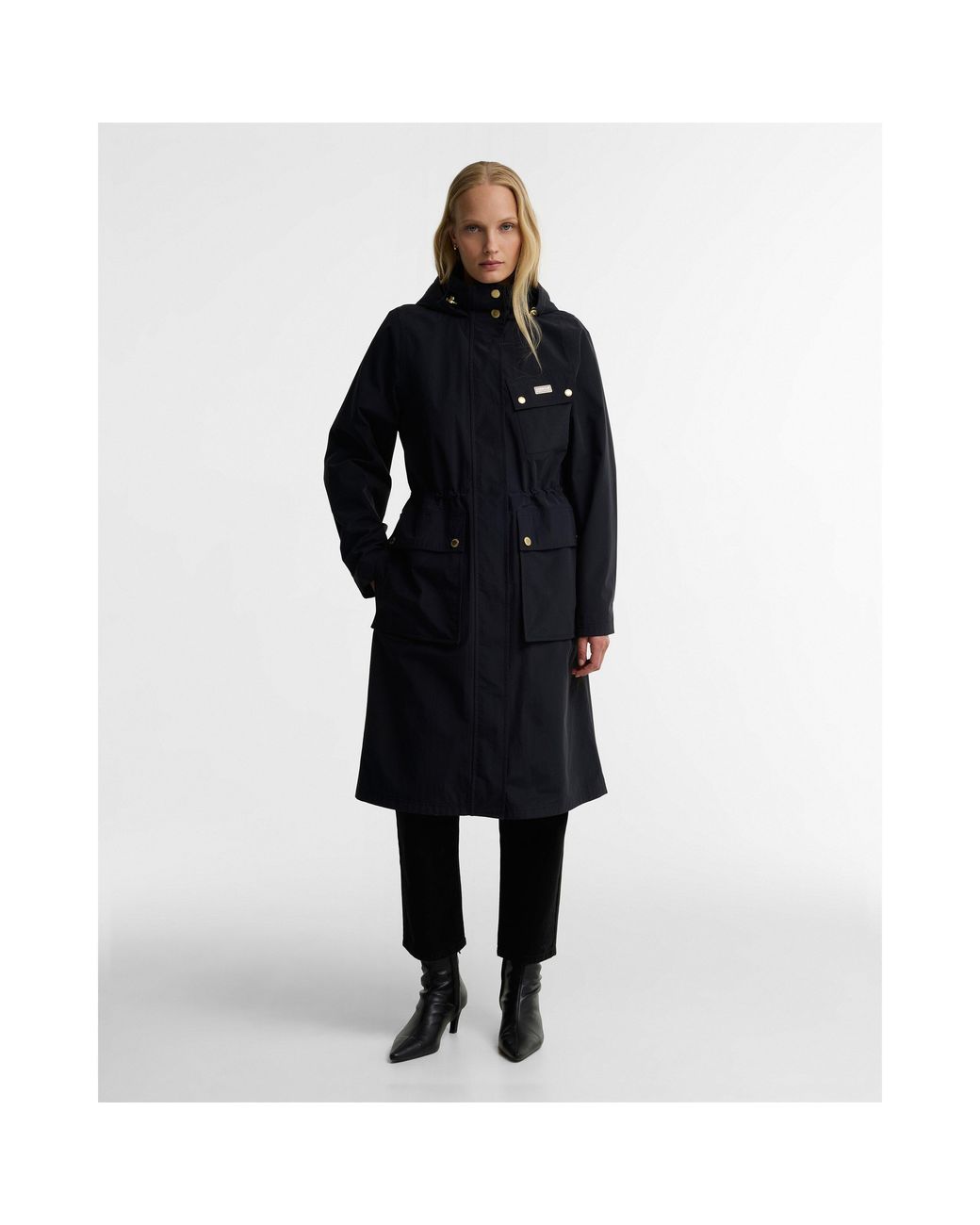 Barbour Black Aeroready Hoodie