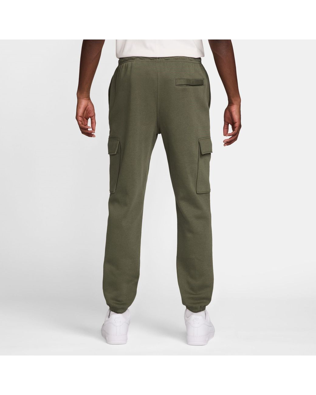 Nike Green Sportswear Club Fleece Cargo Pants for men