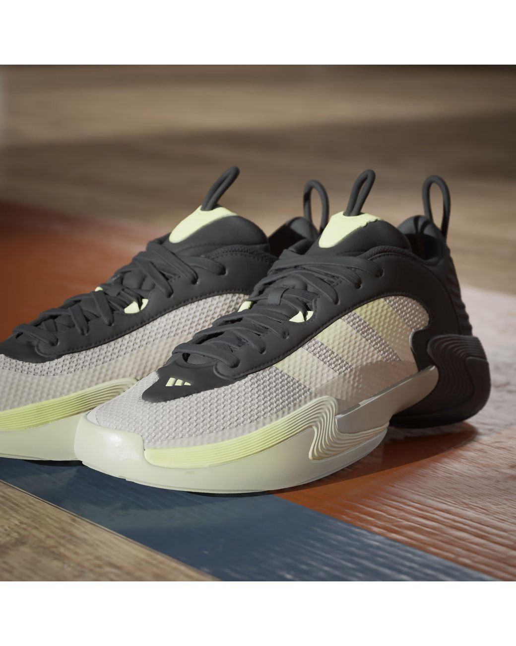 Adidas Green Exhibit Select Basketball Trainers