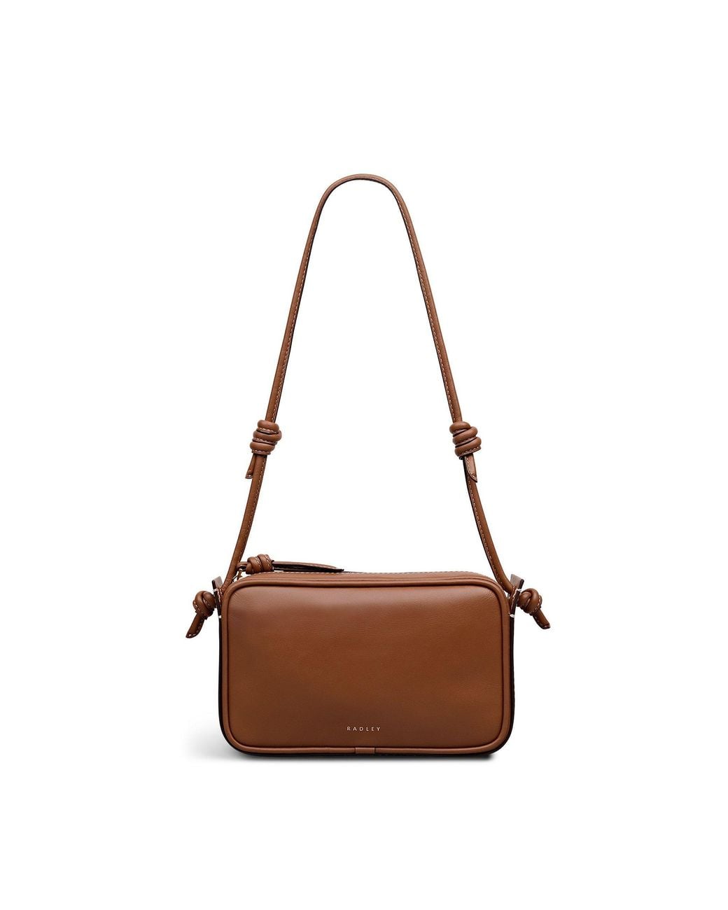 Radley Brown Camden Raffia Crossbody Bag