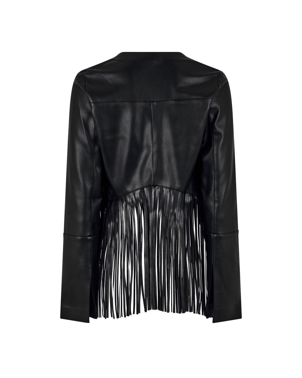 JBQ Black Orion Metal Zip Tailored Leather Jacket